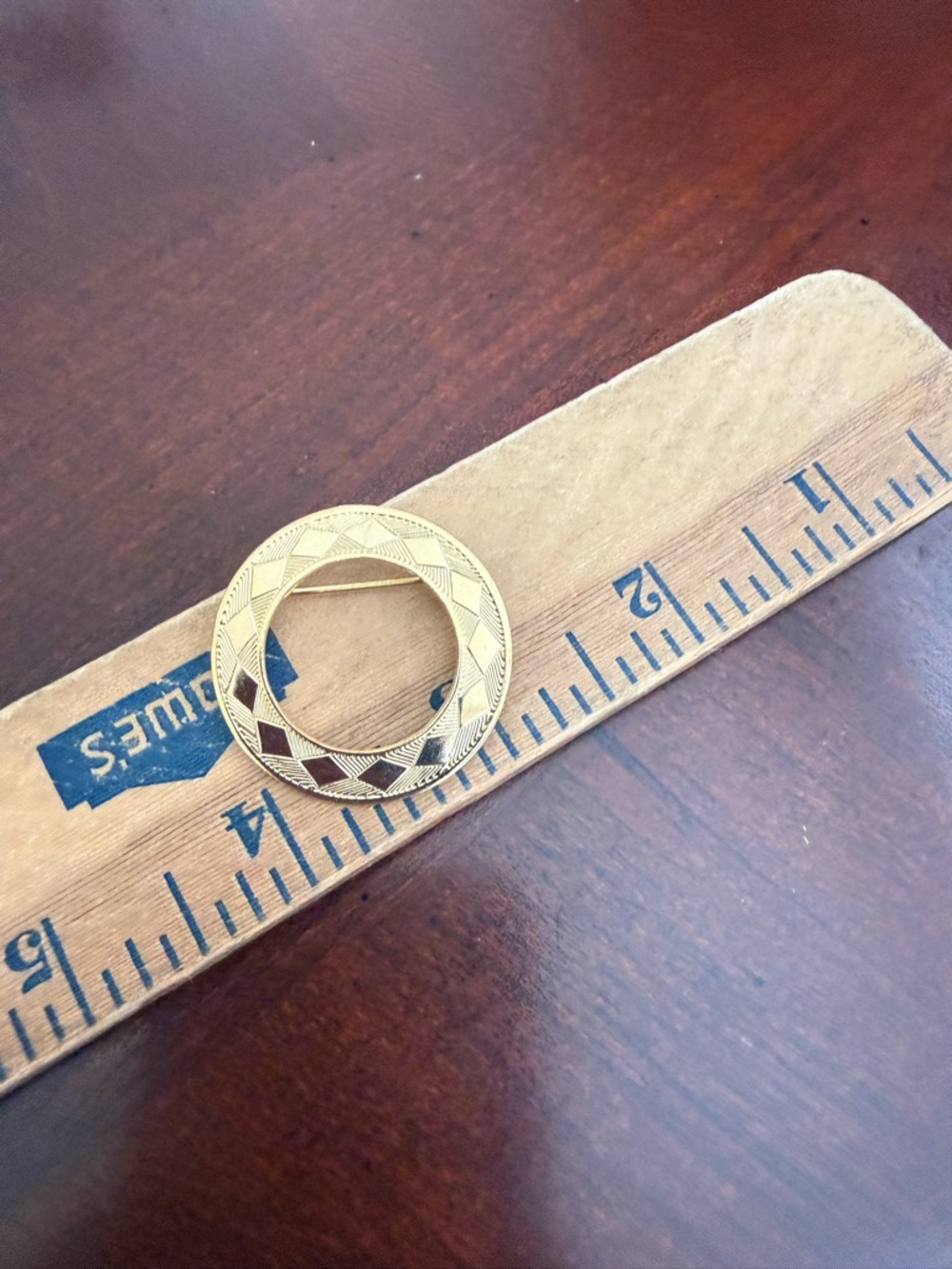 Vintage Gold Tone Brooch